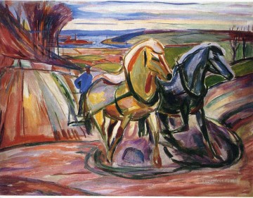 エドヴァルド・ムンク Painting - 春の耕作 1916年 エドヴァルド・ムンク